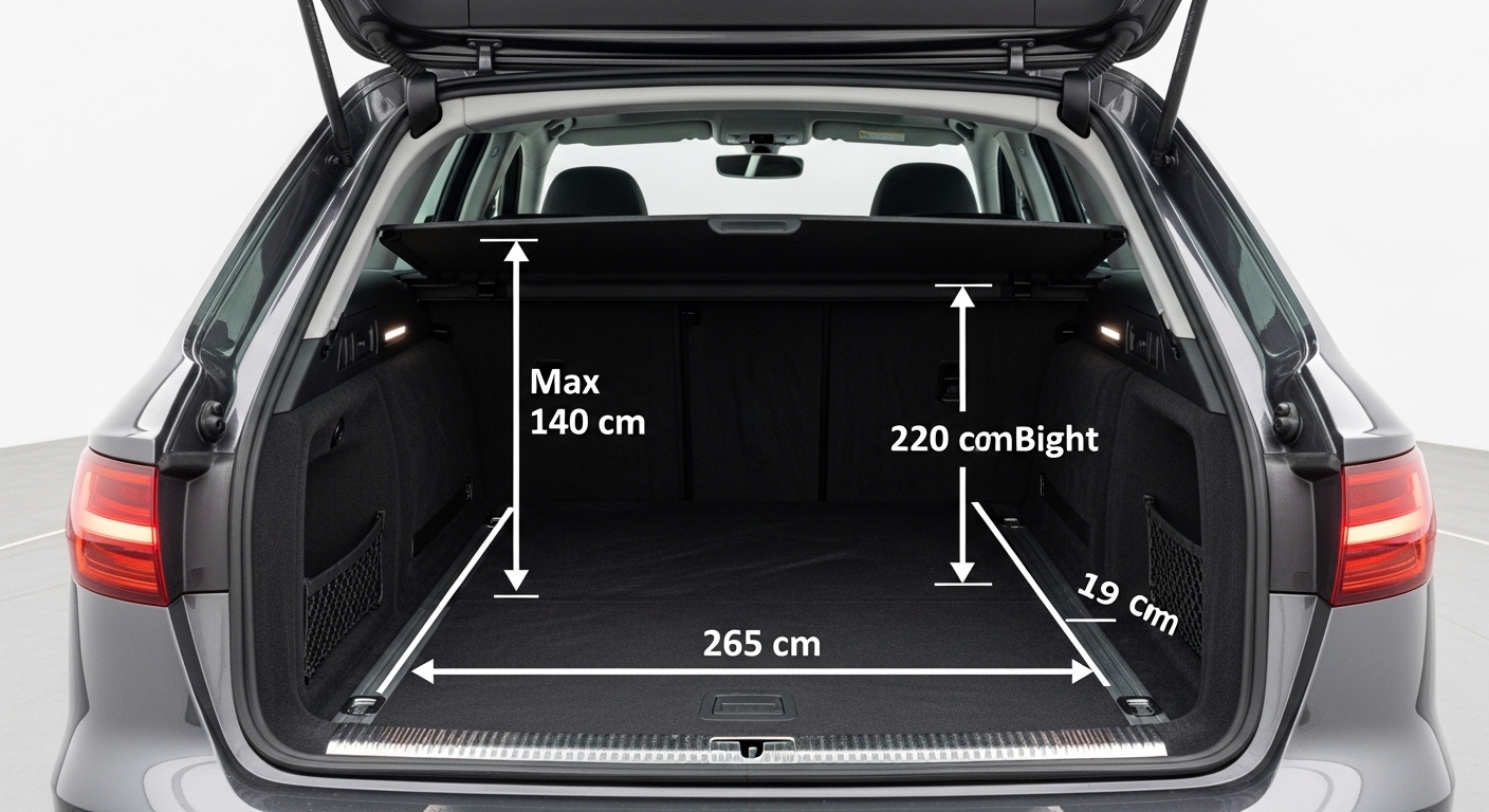 Audi A4 Kofferraumvolumen – alle Einzelheiten